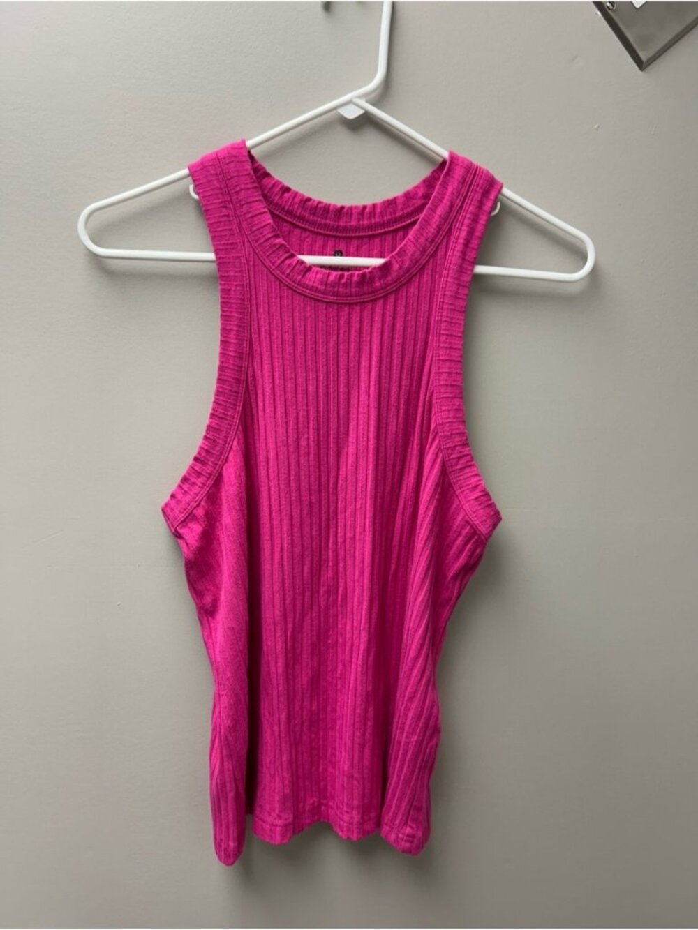 Free People Movement Women’s Fuchsia Ribbed Tank Top